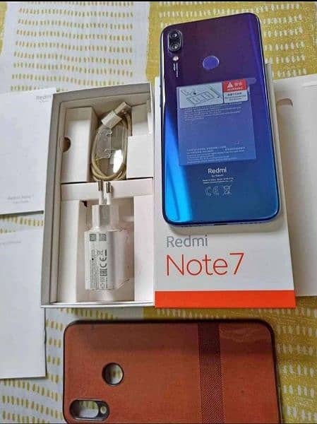 Redmi note 7 complete box for sale(Exchange possible) 1