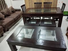 Center table and side tables