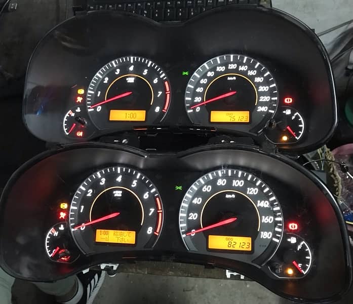 Corolla Gli Xli Altis Speedometers 7