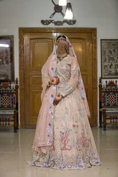 Wedding Dress Baarat Valima Dress ONCE USED 1 HOUR ONLY