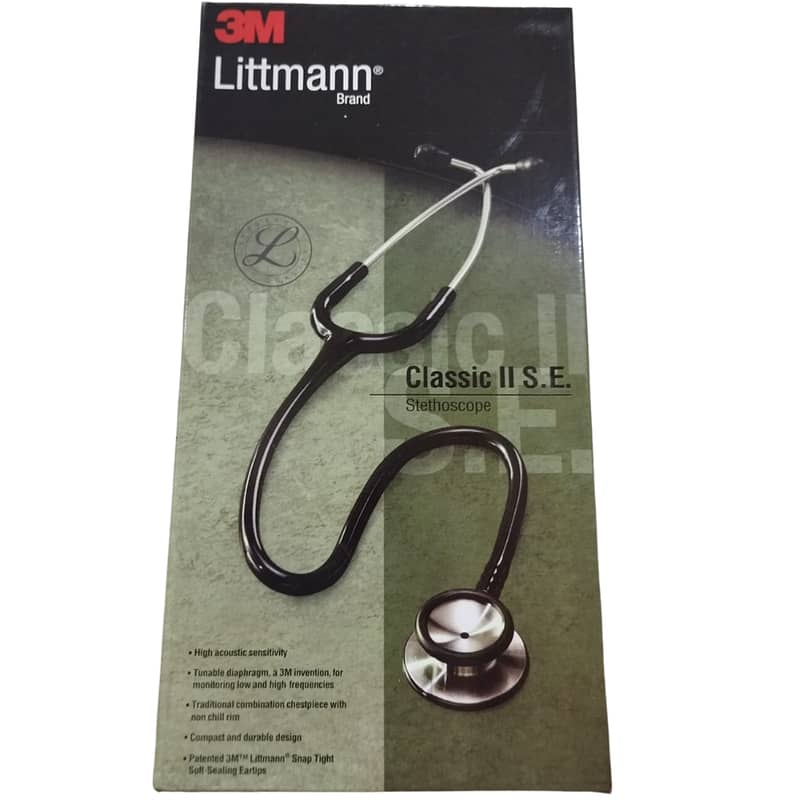 3M Littmann Classic II S. E. Stethoscope - Black 4
