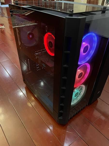 Computer CPU with Palit Nvidia RTX 3090 graphics GPU and 1200W PSU 0