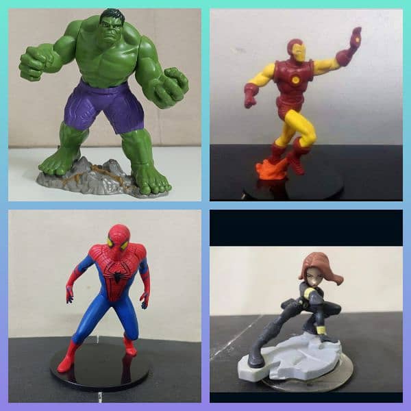 ironman statue black widow hulk and spiderman statue 0