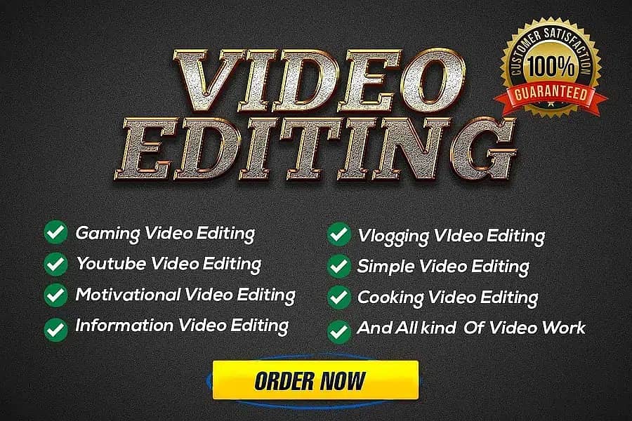 video editor an editing available all types resonable rates 1