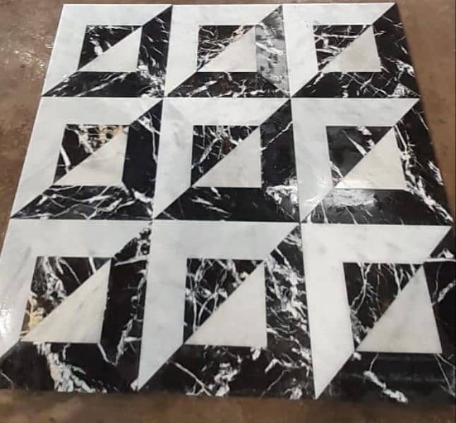 marble and granite for flooring , stairsteps, kitchen top, vanity 6