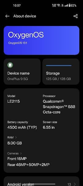 OnePlus 9  8/128 single Sim approved condition 10 by10 water pack 1