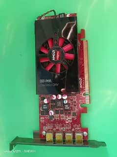 AMD fire pro W4100 
2gb DDR5 128 bits 0