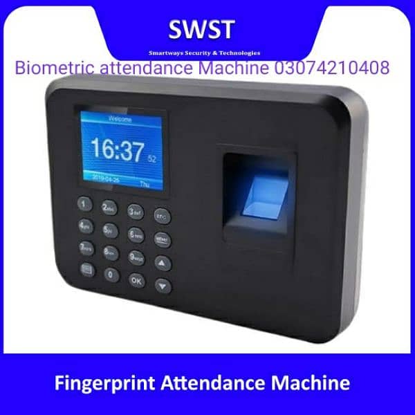 Fingerprint Time Attendence machine and access control door lock 0