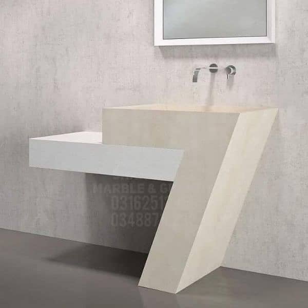 washroom vanity in quartz, granite and marble in reasonable prices 6