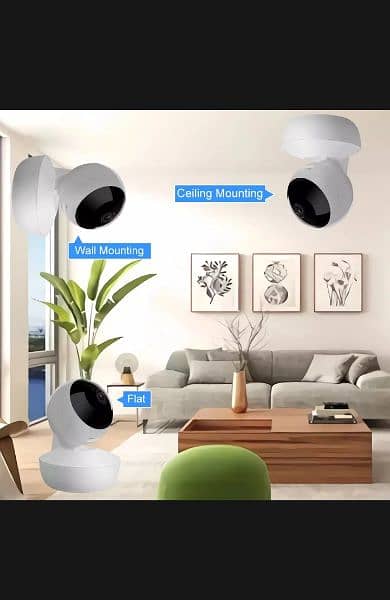 Wireless Wifi IP CCTV Security Camera V380 - 360° view Rotatable 2