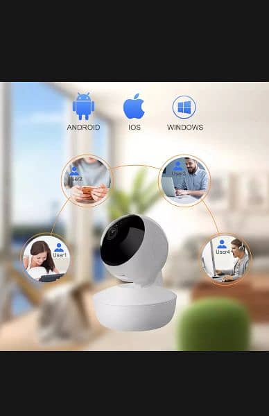 Wireless Wifi IP CCTV Security Camera V380 - 360° view Rotatable 5