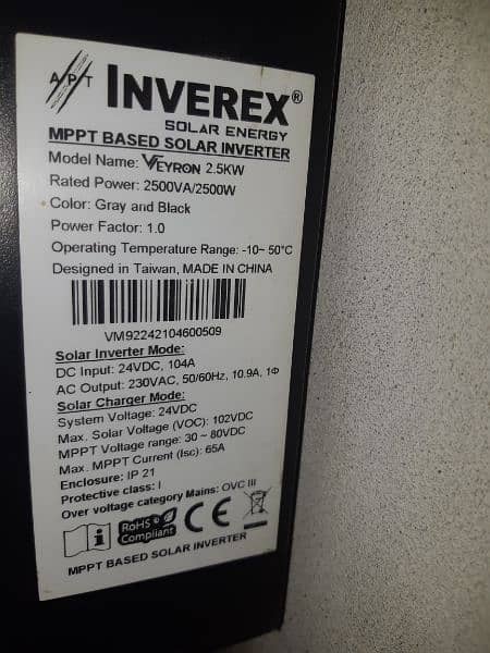 inverx 2.5kv for sale with box and 4year guaranty 1