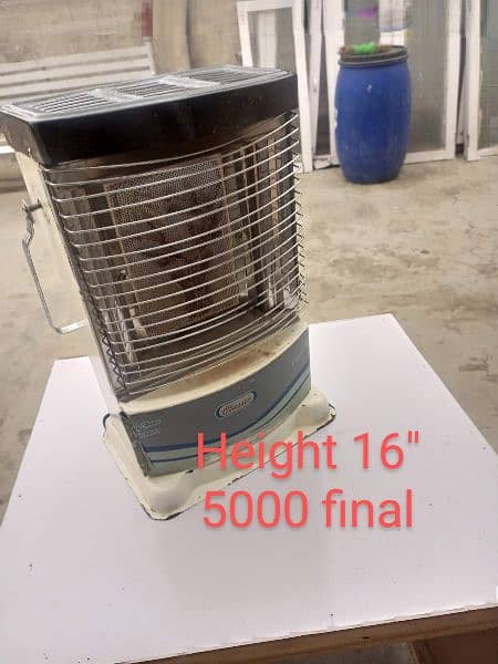 3 piece of gas heater in used butt good condition 1