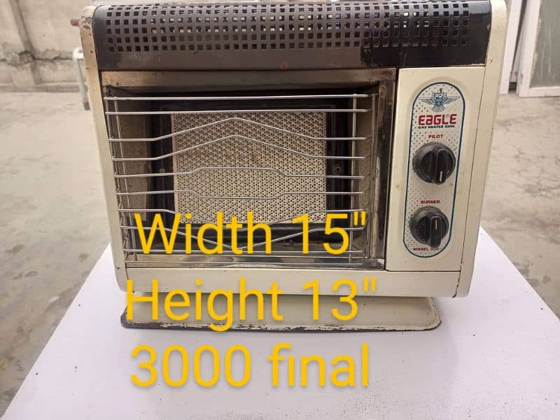 3 piece of gas heater in used butt good condition 2