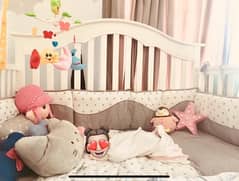 Baby Cot | Baby Bed | New Born | white color