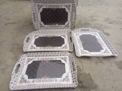serving trays un used