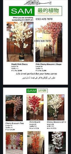 indoor Artificial plants ,  A+ quality. Delivery Available in Lahore