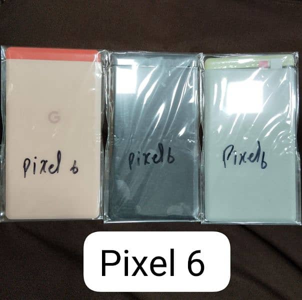 Google pixel 3/3XL/4/4XL/4A4G/4A5G/5A5G/5/6/6pro/7 Back glass 5