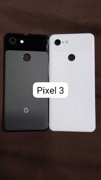 Google pixel 3/3XL/4/4XL/4A4G/4A5G/5A5G/5/6/6pro/7 Back glass 7