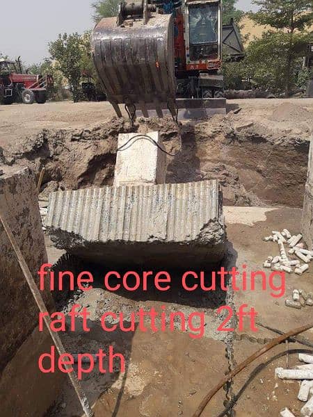 core cutting service/core machine/RCC slap hilti/concrete test core 19