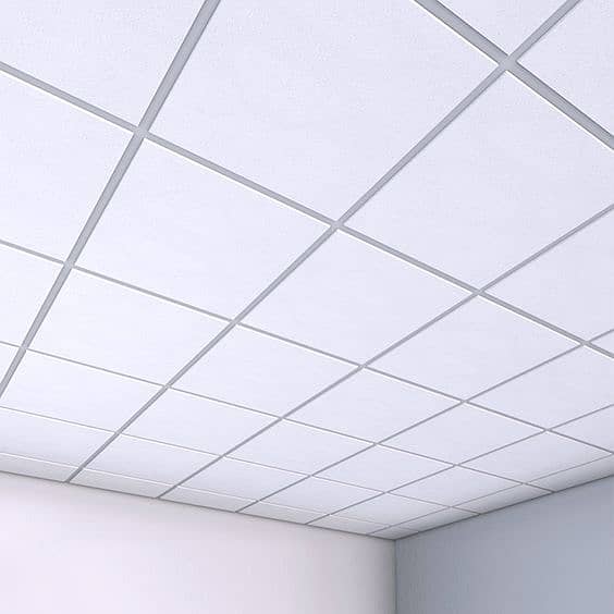CEILING FOR OFFICES, FACTORY, SHOP, PLAZA, MALLS (GYPSUM AND PVC) 0