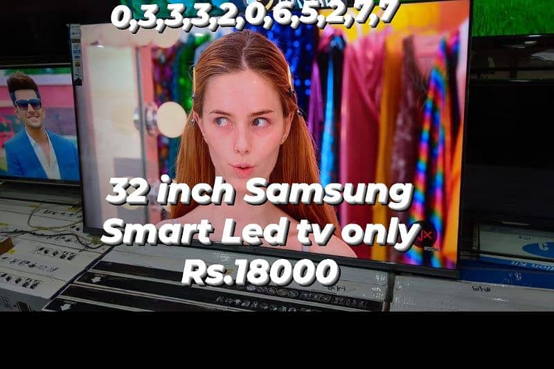 32 to 75 inch Android YouTube Wifi brand new Smart led tv 1