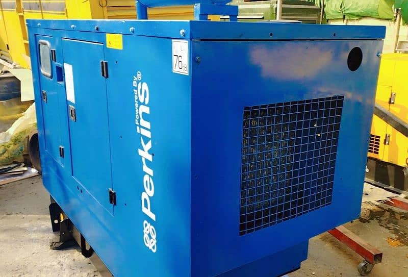 30KVA Slightly Used Perkins UK diesel generator with imported canopy 1