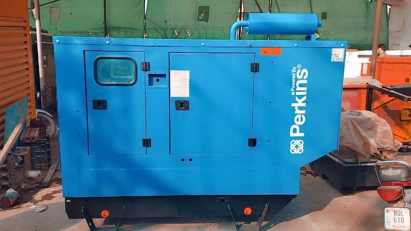 30KVA Slightly Used Perkins UK diesel generator with imported canopy 8