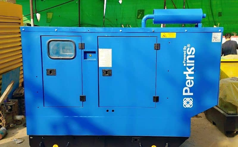 30KVA Slightly Used Perkins UK diesel generator with imported canopy 10