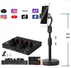 Mobile phone Stand vlogging, streaming, mobile video recording tripod