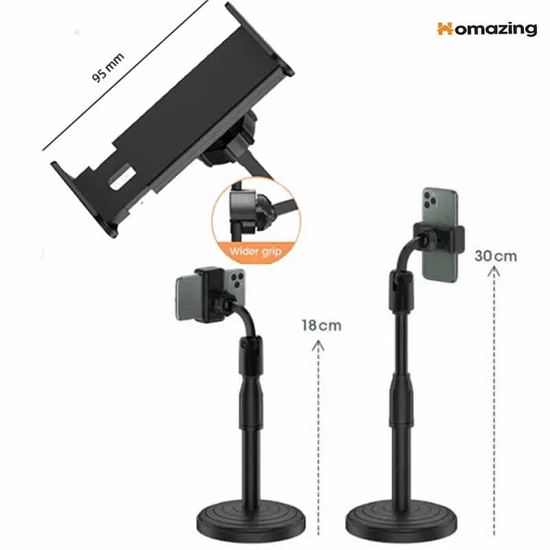 Mobile phone Stand vlogging, streaming, mobile video recording tripod 1