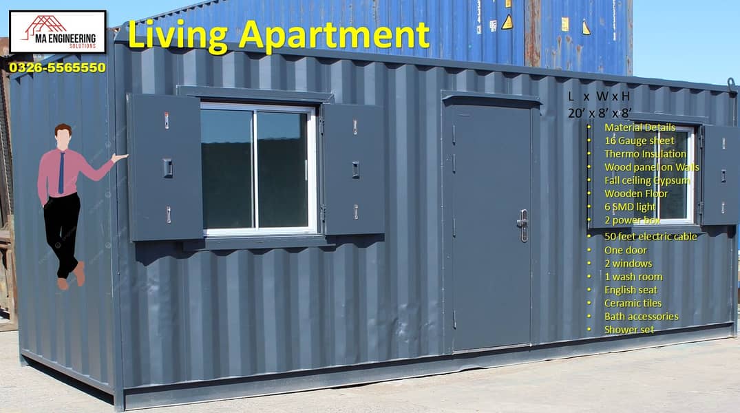 portable Container For offices , Rooms etc 7