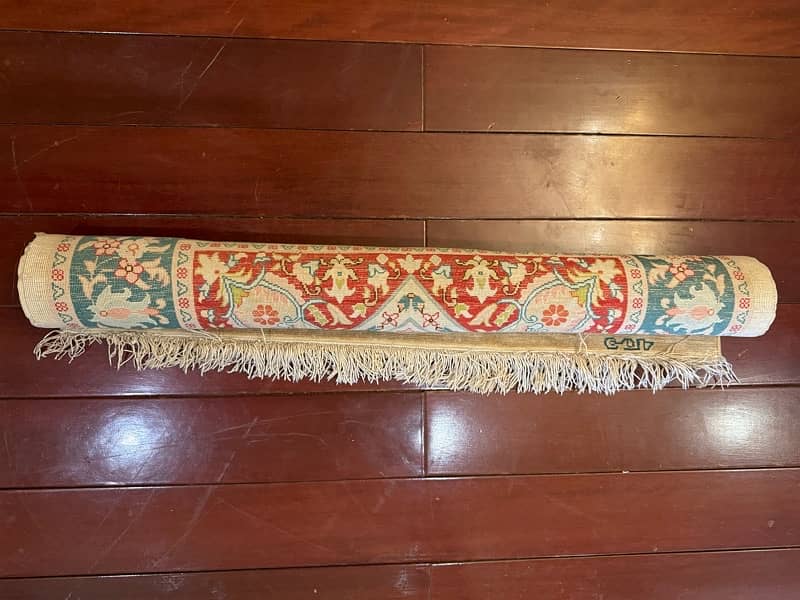 Authentic Turkish Hereke carpet signed handmade rug 8