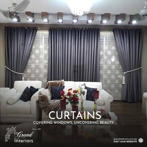 Grand curtains collection window blinds curtains by Grand interiors 0