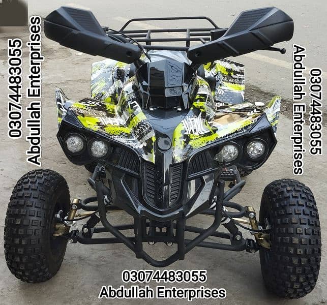 Adult size ATV quad bike with reverse gear and New tyres for sell 3