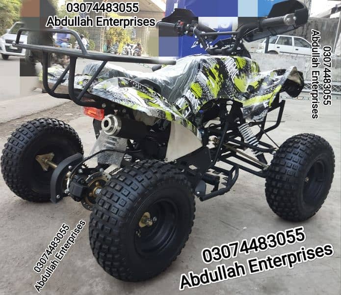 Adult size ATV quad bike with reverse gear and New tyres for sell 6