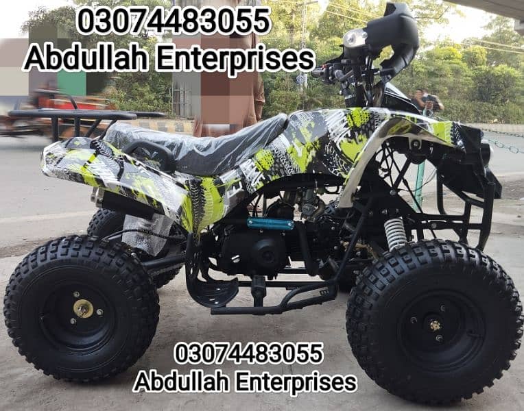Adult size ATV quad bike with reverse gear and New tyres for sell 7