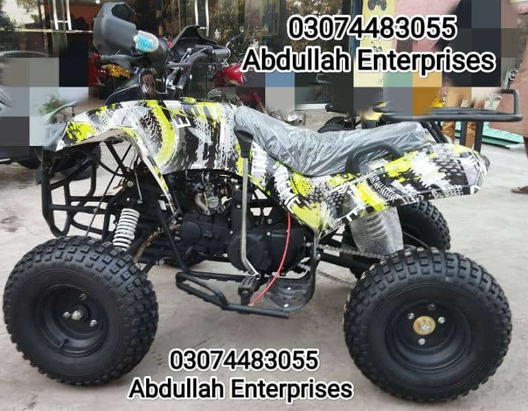 Adult size ATV quad bike with reverse gear and New tyres for sell 10