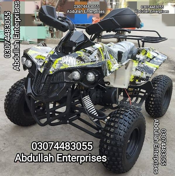 Adult size ATV quad bike with reverse gear and New tyres for sell 11
