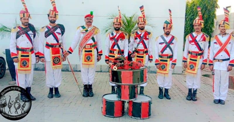 Fuji Band Party/Dhol for mendi & barat event/Pipe band/foji band baja 2