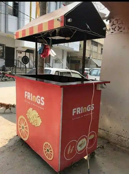 Fries stall with gable roof 0