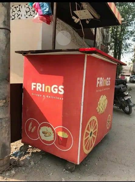 Fries stall with gable roof 1