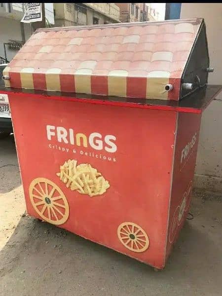 Fries stall with gable roof 2