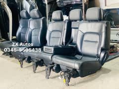 Land cruiser ZX black electric leather seven seats