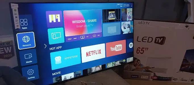 55 inch smart LED with warranty 60"smart 65"smart UHD model 1