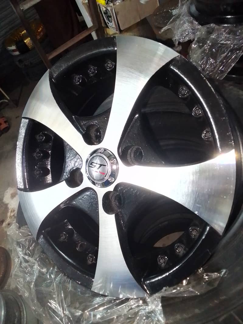 GENUINE ALLOY RIMS FOR CULTUSE , MARGALA AND KHYBER 1