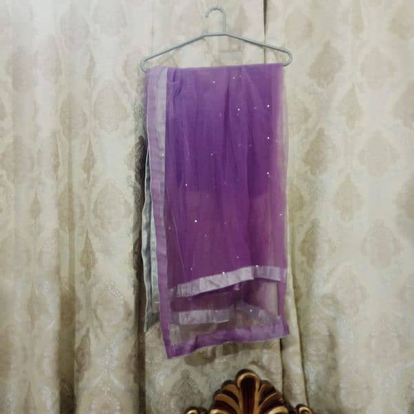 lilac color designer maxi handmade work 3