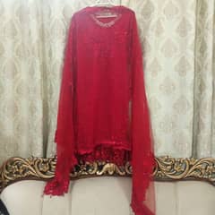 red rose color dress