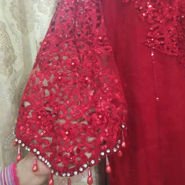 red rose color dress 3