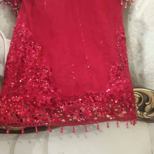 red rose color dress 4
